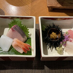 加賀屋 - ぶり　甘エビ　いか　うに　マグロ　鯛