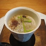 Point - 冷たい前菜　モリーユ茸のロワイヤル