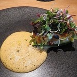 Point - 温かい前菜　オマール海老とズッキーニのヴィエノワーズ