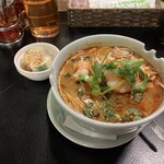 タイの食卓 オールドタイランド - クイッティオトムヤム〜ハーブたっぷりのトムヤム麺1200円