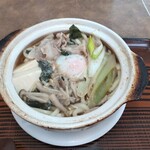 もかレスト喫茶 - 鍋焼うどん並盛　