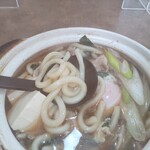 もかレスト喫茶 - 鍋焼うどん並盛　麺　