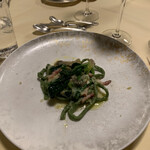 日光金谷ホテル - ちぢみほうれん草の手打ちパスタ