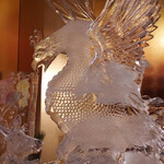 日光金谷ホテル - 氷彫刻　鳳凰　と　うさぎ