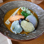 カフェポレポレ - ポレポレ農園カレー　酵素玄米