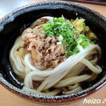 本格手打うどん はゆか - 肉ぶっかけ冷２玉