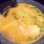 樹真 - 濃厚しおそば＋味玉トッピング