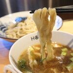 本田麺業 - 醤油つけ麺並（大盛）