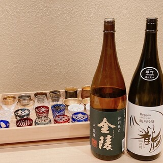 為您準備了精選的日本酒，以及與天婦羅非常搭配的酒