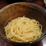 三谷製麺所 - 卵かけ麺 並1玉