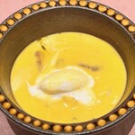 レフ アオキ - バターナッツのスープ　百合根のニョッキ