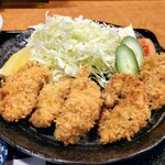 茶寮 ふ川 - 牡蠣フライ