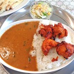 インド料理専門店 ニサン - 料理写真:ティッカカレーライスセット
