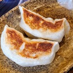 麺屋　穂華 - 餃子セット(半ライスか杏仁豆腐が選べます。)
