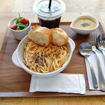 パーネ デリシア - 【2023.1.25(水)】明太子のクリームパスタランチ930円