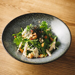 Sasami coriander salad