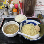 Nibo Shira-Men Aoki - R5.1再　こってり煮干しつけ麺・味玉・半ライス