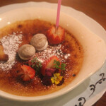 ラ　ティエラ - 黒糖のクレームブリュレ