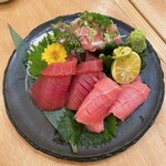Yokohama Gyokou - 赤身・中トロ・中落ち三種食べ比べ
