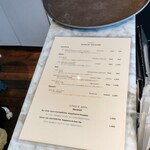 La Brianza - この日のランチドリンクメニュー。メニューは随時変わっていきます