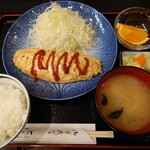 とんぼ - オムレツ定食
