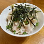 地鶏らーめん花道  - 地鶏たたき丼 ¥350