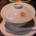 ラーメンにっこうact2 - つけ汁はこんな感じででてきまー