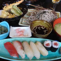 懐石料理 三島屋 - マグロ漬丼＋そば