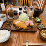 とんかつ とみた - TOKYO-X贅沢セット ロース160g