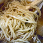 自家製麺中華そば 今里 - 「元祖」少し縮れのある中細麺