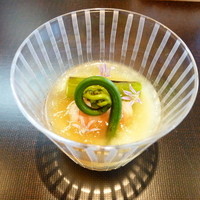 料理屋 植むら - ホワイトアスパラのすり流し