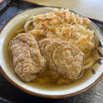 あじ道楽 - うどん小  あげ2枚  よせえび