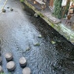 うなぎ いけだ - この水でうなぎがさらに美味しくなるとのこと