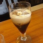 Kutsurogi Tei - セットのアイスコーヒー