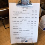 MURRMA COFFEE STOP - メニュー