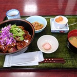 金澤屋牛肉店 - Wステーキ丼