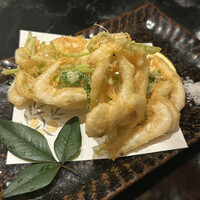 和食のあらまさ - 白エビのかき揚げ