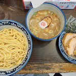 中華そば わた井 - 特製つけそば並（味玉、チャーシュー3枚、のり3枚）