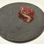 ラ・ヴァガボンド - 神戸牛の生ハムと菜の花