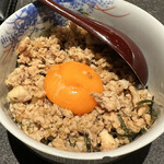 とり澤 - 鶏そぼろ卵かけご飯