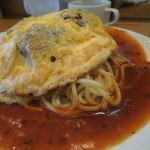 黄金焼きベースの「ハンブルグ」を横から見たところ