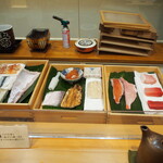 Sushi tsune - 本日のネタたち