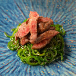 Misuji Japanese black beef with green pepper paste