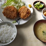 Hashimotoya Shiyokudou - メンチカツ定食
