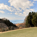 エリエールゴルフクラブ松山 - H13から観える瀬戸内海