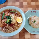 Rairai Ken - 半チャーハン角煮ラーメン