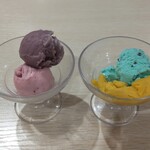 Koube Kukku Warudo Biffe - アイスクリーム4種