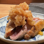 とり茶太郎 - 比内地鶏と信州黄金軍鶏のねぎま