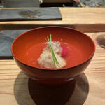 とり茶太郎 - アイコトマトと比内地鶏胸肉の腕　