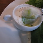 フォセッタ - ブロッコリーのポタージュ、風味満点！